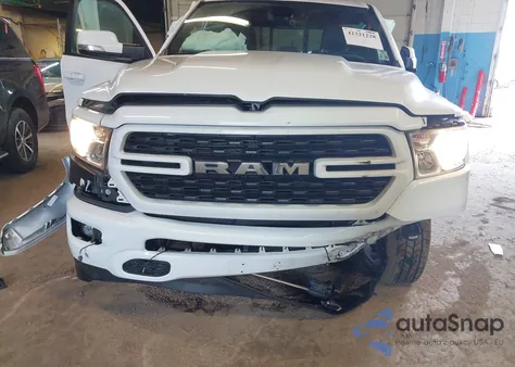 2022 Ram 1500 Big Horn Quad Cab 4X4 6'4 Box from USA, damaged, VIN 1C6SRFBT2NN161749
